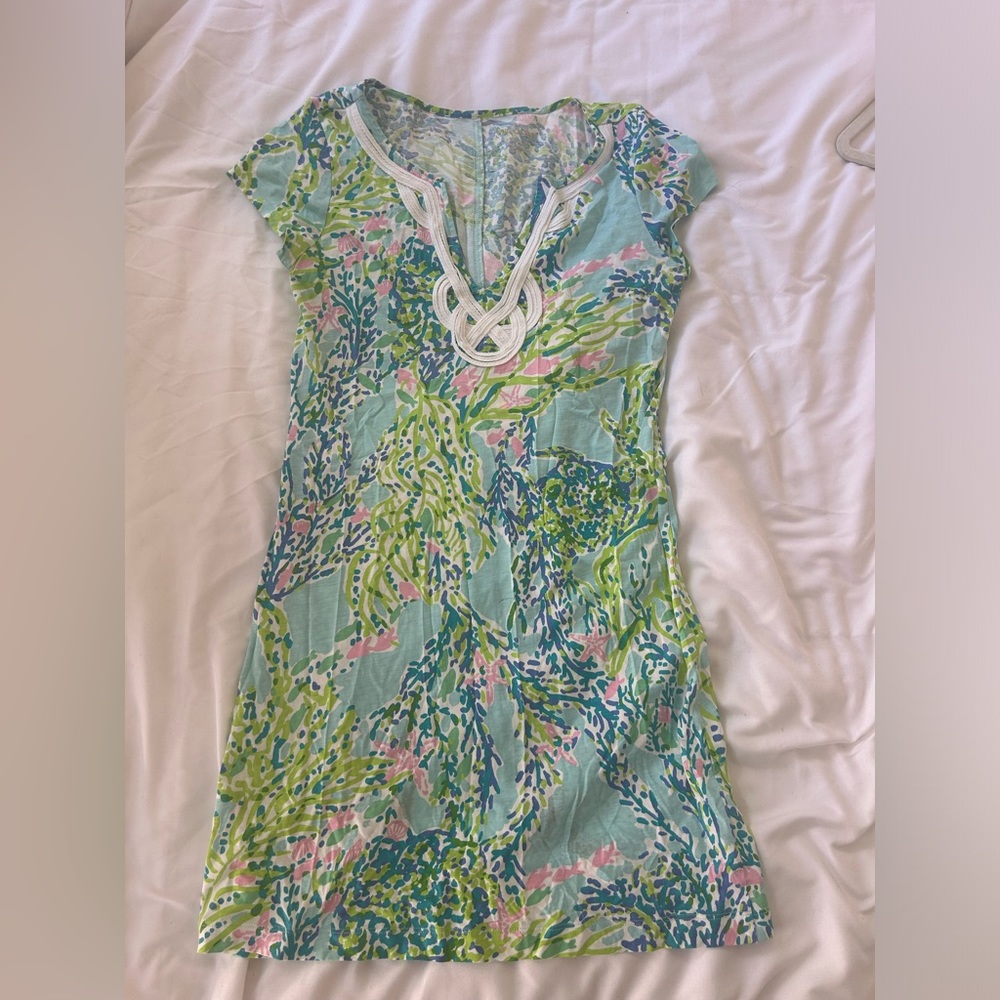 Lily Pulitzer cotton vacation dress | size: small